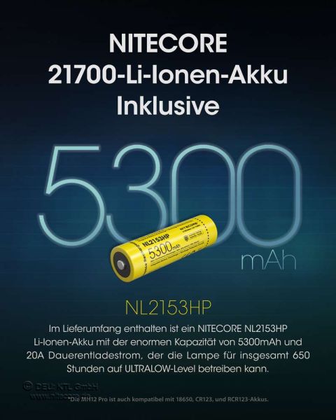 Nitecore MH12 Pro - 3300 Lumen, UHi 40 LED